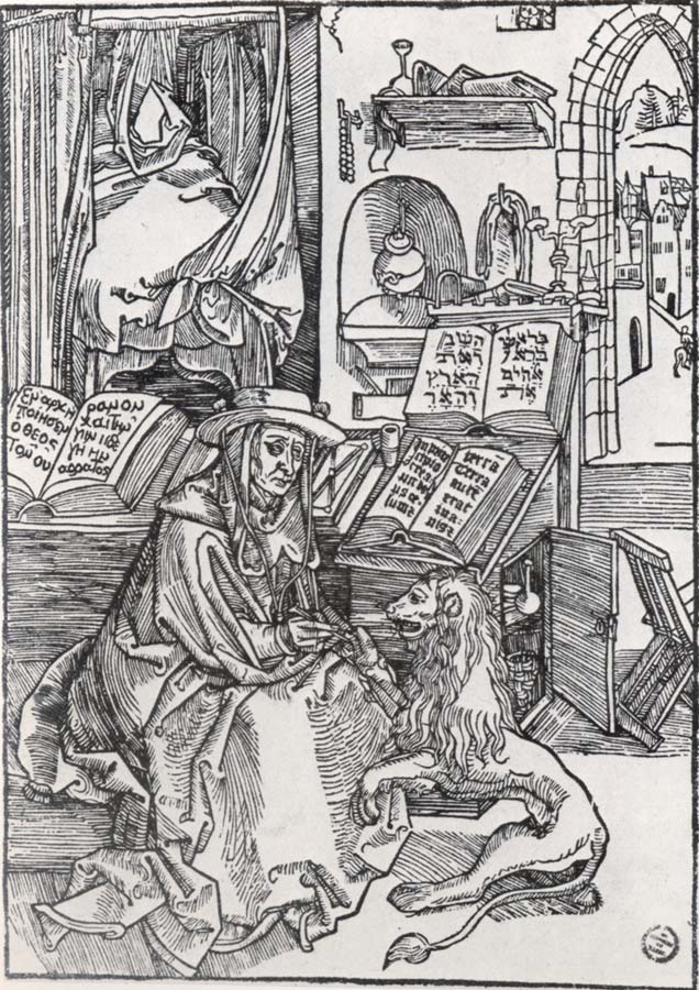 Albrecht Durer St.Jerome in his study